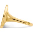 thumbnail image 3 of 14K Yellow Gold 14.5X9.0mm Open Back Signet Ring (Size 6) Made In United States rs189, 3 of 5