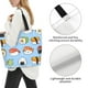 thumbnail image 3 of Balery Kawaii Sushi Bolsa Tote Estilo Estético con Cremalleras, Bolsa de Hombro, Bolsa de Compras Grande y Plegable, 3 of 8