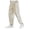 White, variant on Zylarhe Casual Pants for Men, Mens Fashion Loose Casual Nine Point Trousers Crotch Harem Pants Elastic Waist Streetwear Jogger White XL