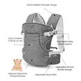 thumbnail image 4 of RUPOUN Baby Carrier, Convertible Soft & Cool Baby Carrier, 4-Position, Gray, for Child, Infant, Newborn, 4 of 9