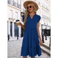 thumbnail image 3 of Vestido MixShe Summer 2025 para mujer, casual, primavera, azul, 3 of 5