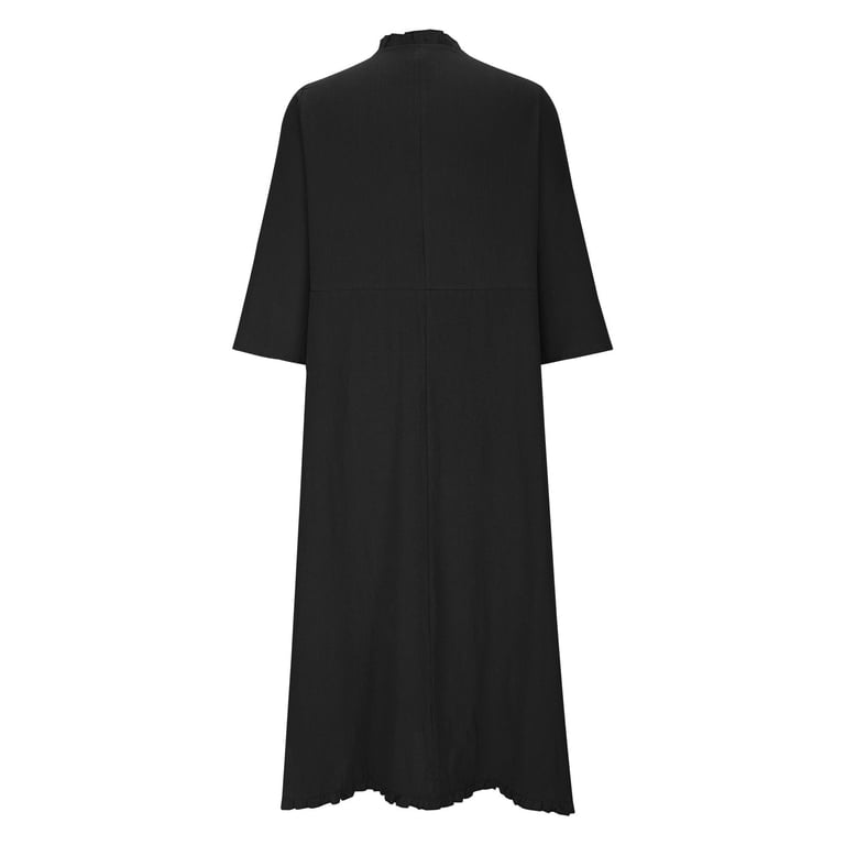 chinese dress ladies TA3 Seamed Lushy Midi Dress - Contour Black/Oat - 3X