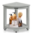 thumbnail image 1 of Taburete de ducha KingPavonini Corner HDPS impermeable con almacenamiento, 1 of 8