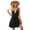 Black, variant on HVEOO Beach Dresses for Women Sleeveless V Neck Midi Dress Boho Summer Sundress, Black Size S