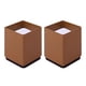 thumbnail image 2 of Pie de pata de muebles Autoadhesivo antideslizante Elevadores de muebles Silla Escritorio Pies de Accesorios Cuadrado 4x5cm Marrón Macarena Elevadores de sofá, 2 of 8