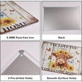 thumbnail image 4 of Highland Cow Metal Tin Sign 8x12in Vintage Flower Butterfly Painting Tin Signs Retro Sunflower Wall Poster Plaque for Home Farm Spaces Office Living Rooms Bedrooms Gift, 4 of 8