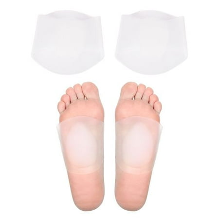KABOER 1Pair O Type Leg Correction Insole Soft Silicone Leg Posture Corrective Pad Non-Slip Arch Support Cushion Foot Elastic Bandage Relief Flat Foot Plantar Fasciitis Heel Spur