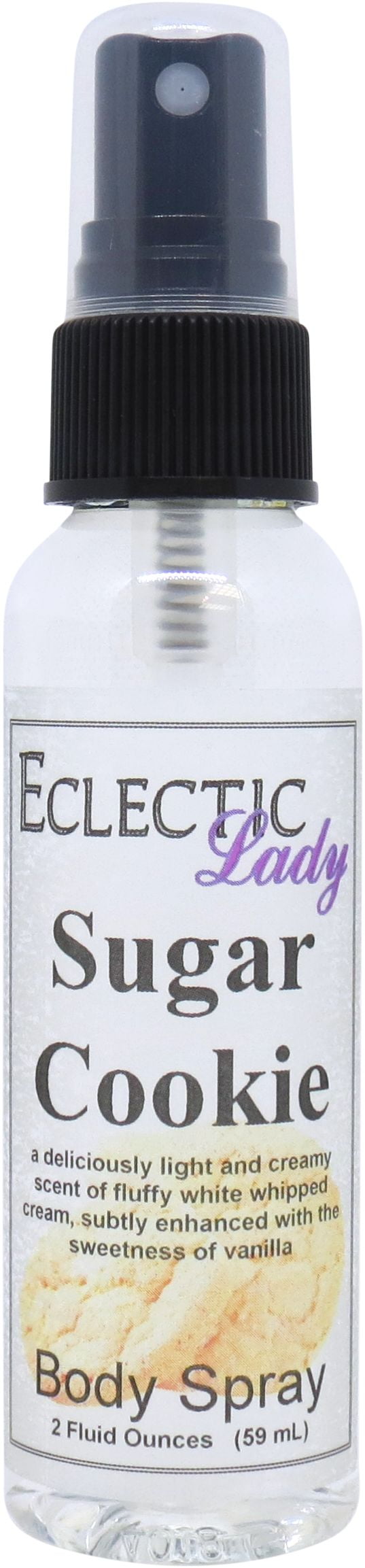 Sugar Cookie Body Spray, Eclectic Lady, Hydrating Mist, Unisex, 2 oz