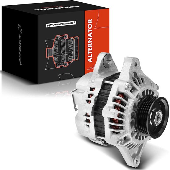 A-Premium Alternator with 80A 12V for Honda Fit 2007 2008 - L4 1.5L, Replace# 31100-PWA-004