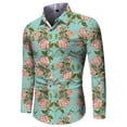 thumbnail image 5 of Nuevas camisas florales con personalidad de moda para hombres, camisas de manga larga con solapa estampadas en 3D Y2k, ropa informal vintage ajustada para mujeres, 5 of 5