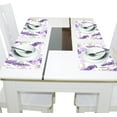 thumbnail image 4 of Flowers Lavender 4 PCs Placemats Set Linen Non-Slip Table Mat Rectangular Washable for Dining Kitchen Party 12"x18", 4 of 8