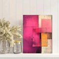 thumbnail image 2 of Qisvanset 12x16 Inch Jesus Loves Me Pink Canvas Wall Art, Cute Bible Verse Quote Girly Home Wall Decor, 2 of 8