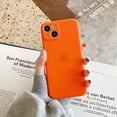 thumbnail image 1 of Funda de teléfono de silicona líquida para IPhone 14 13 12 11 Pro X XR XS Max SE2020 7 8 Plus funda protectora de TPU de borde recto suave Tan Jianjun unisex, 1 of 2