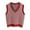 #+003Wine, variant on Hogleaql Sweater Vest Women - Women's V Neck Cotton Vest, Stripe Casual Sleeveless V Neck Cable Knit Sweaters Trendy Loose Pullover Soft Insulated Fall Fit Business Knitwear Purple L