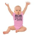 thumbnail image 3 of Mom Thinks She's in Charge Thats Cute Romper Boys or Girls Infant Baby Brisco Brands NB, 3 of 6