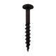 thumbnail image 1 of Rok Hardware Paquete De 100 Tornillos Para Madera De Cabeza Plana Phillips De Rosca Gruesa #8 X 1-1/4 ", Mdf Negro, 1 of 1