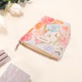 thumbnail image 3 of Unique Bargains 1 Pc Portable Ditsy Floral Makeup Bag Polyester Cotton Multicolored Small, 3 of 5