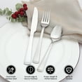 thumbnail image 4 of Lorena 20 Piece Silverware Sets, Stainless Steel Flatware, Spoons and Forks Cutlery Set, Service for 4, MAIT, 4 of 10