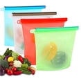 thumbnail image 3 of Reusable Silicone Food Storage Bags - BPA and Plastic Free Freezer Bags, 3 of 4