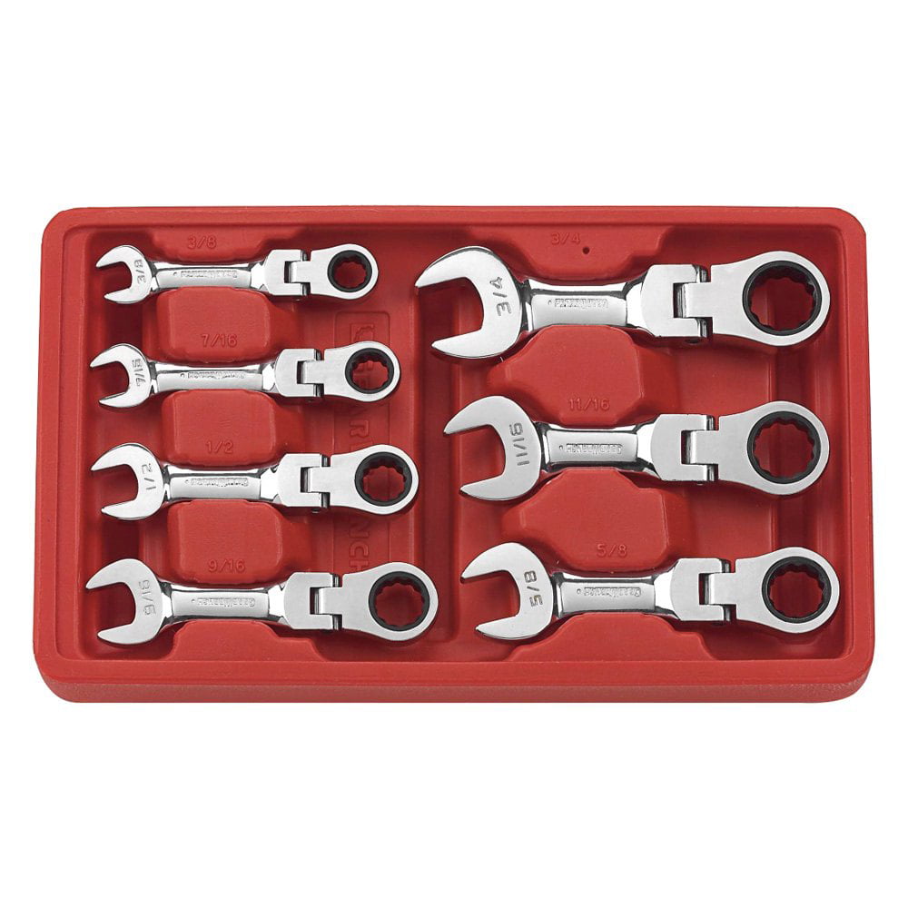 CRAFTSMAN TOOLS 22pc FULL POLISH Stubby Combination SAE METRIC MM Wrench set ! 