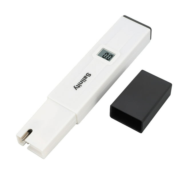 Aquarium Salt Meter, 0 To 19.90% Measuring Range Compact Salinity Tester Easy To Use for Drinking Water Soup