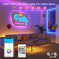 thumbnail image 2 of DAYBETTER Wifi LED Strip Lights, 130ft Work with Alexa and Google Assistant LED Lights for Bedroom, 2 of 8
