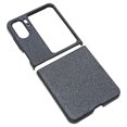 thumbnail image 3 of Funda plegable para teléfono, ABS, protectora, brillante, anticaídas, para Find N2 Flip, color negro, 3 of 12