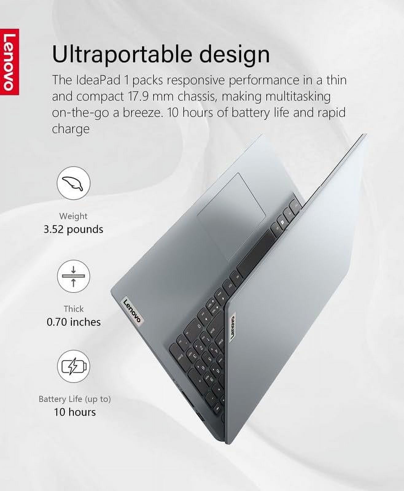 Lenovo IdeaPad Laptop 2024 Flagship, 15.6" FHD IPS Touchscreen, Hexa-Core Intel i3-1215U (Beats i5-1135G7), 12GB RAM, 256GB SSD, UHD Graphics, Webcam, WiFi 6, 10+ Hrs, Win 11 Pro+HubxcelAccessory