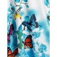 thumbnail image 4 of Tallas de camiseta de tanque de impresión floral de encaje más Rosegal  Camisetas sin mangas de talla grande, 4 of 5