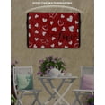 thumbnail image 6 of Outdoor TV Cover 48 to 50 Inch Weatherproof, Red Valentine's Day Waterproof TV Screen Protector for Outside Decor with Zipper and Pocket 48"L x 30"H , Valentines Love Heart, 6 of 7