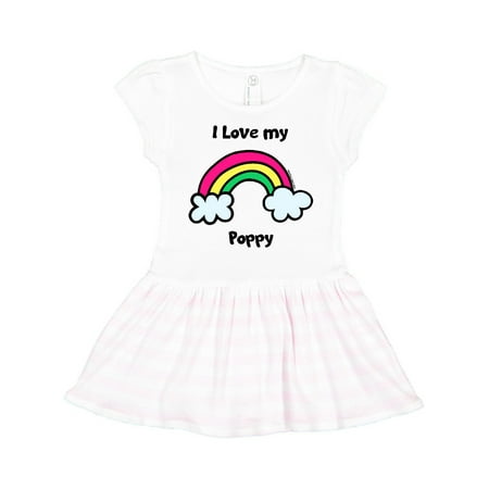 

Inktastic I Love my Poppy Gift Toddler Girl Dress