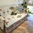 thumbnail image 5 of Southwestern Soft Throw Blankets with Tassels Cozy Cotton Woven Aztec Knitted Bed Couch Throws Sofa Chair Towel Multi-Function for Home Decor Office Travel (90x150cm), 5 of 13