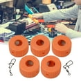 thumbnail image 6 of 5 Pcs 7mm Orange Mini Round Magnetic Ring Pick Up Tool Used for Magnetizer Ring, 6 of 10