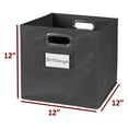 thumbnail image 3 of Niche Cubo Storage Set - 3 Cubes and 1 Canvas Bin- Cherry/Grey, 3 of 11