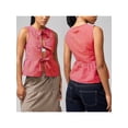 thumbnail image 2 of Raccmtaty Women Tank Top, Sleeveless Crew Neck Tie-up Plaid Tops Loose Summer Ladies Streetwear, 2 of 8