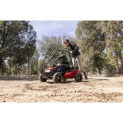 Coleman Powersports GK100 98cc One Seater Gas Powered Go-Kart, for Ages 13 and Up, Red
