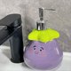 thumbnail image 4 of Botella de Loción de Berenjena para Baño, Gel de Ducha, Champú, Subbotella de Cerámica, Botella de Mano de Cerámica, Accesorios B, 4 of 5