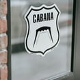 thumbnail image 4 of Cabana 12 inch X 12 inch Shield Shaped Heavy Duty 3.2 mil Vinyl Decal Weather Resistant Made in the USA, 4 of 5