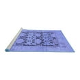 thumbnail image 2 of Ahgly Company Machine Washable Indoor Rectangle Oriental Blue Traditional Area Rugs, 8' x 12', 2 of 4