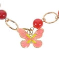 thumbnail image 5 of OFFIGAM Metal Knitting Row Counter Bracelet with Agate Beads and Enamel Butterfly Charm for Knitters, 5 of 6