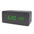 thumbnail image 1 of Digital Wooden Alarm Clock 6" Large LED Display, 1 of 1