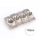 thumbnail image 1 of 100 Uds. Tuerca con ranura en T, sujetadores deslizantes de acero al carbono niquelado para perfiles de aluminio (M6), 1 of 9