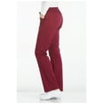 thumbnail image 7 of Dickies Essence Medical Scrubs Pant for Women Mid Rise Straight Leg Drawstring Plus Size DK106, 2XL, Wine, 7 of 7