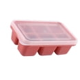 thumbnail image 1 of Bandejas Para Cubitos De Hielo, Moldes De Cubitos De Hielo De Silicona A Prueba De Fugas, 6 Rejillas Con Tapa Extraíble Para Uso Doméstico, 1 of 7