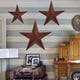 thumbnail image 5 of Arte de pared decorativo de metal con forma de estrella de granero, 6, 9 12 pulgadas, juego de 3, 5 of 6
