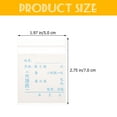 thumbnail image 4 of SHISUYAN 100Pcs Self-Sealing Pouch for Medication Scheduling 2.75x1.97in, 4 of 8