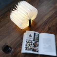 thumbnail image 5 of Wooden Folding Led Book Lamp,Mini Illuminated Book Lamp USB Rechargeable Lithium Batteries Book Lamp, 5 of 5