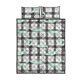 thumbnail image 5 of Juego de cama edredón fondo rayas estampado cocodrilo, 5 of 5