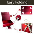 thumbnail image 3 of Red Gift Box - 2 Pack 11x7.6x3.5 Inches Large Gift Box with Lids,Portable Magnetic Gift Boxes for Christmas Presents, Women, Bridesmaid Proposal, Mother's Day, Valentine's Day and Wedding., 3 of 6