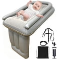 thumbnail image 1 of Cama Inflable de Viaje para Niños, Cama Portátil para Niños Pequeño Ligera y Compacta, Ideal para Viajes en Avión,Incluye Seguridad,Bomba Manual, Bolsa de Almacenamiento,Cuna de viaje con laterales, 1 of 3